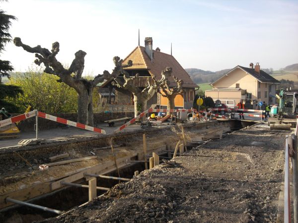 Réaménagement espaces publics du bourg